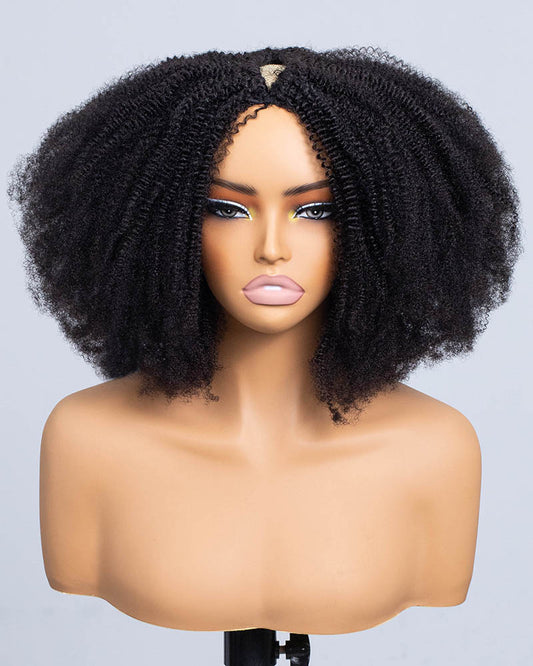 Kinky Seamless Thin Part Wig-KVW001