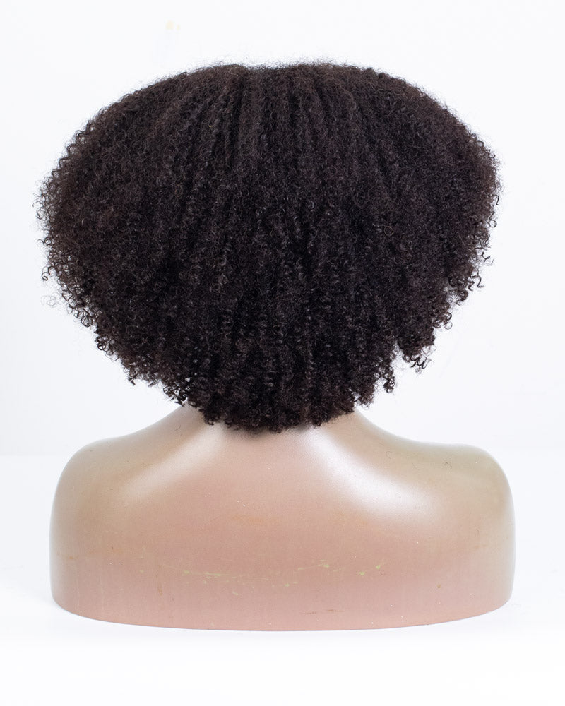 Labor Day Special Offer: 14" Coily Thinner Parting U-part Wig Size M - OHT-005