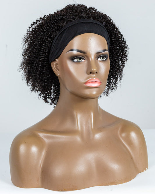 10" Coily Classic Headband Wig Size M - XQC-321