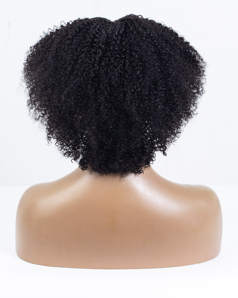 12" Coily Thinner Parting U-Part Wig Size S - XQC-364