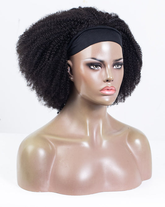14" Kinky Classic Headband Wig Size S - XQC-370