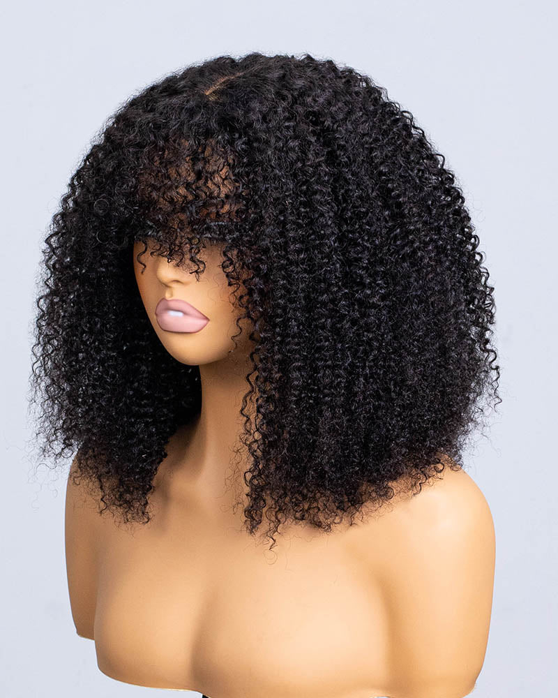 Curly Shake N Go Full Wig with Bangs- CUFB001