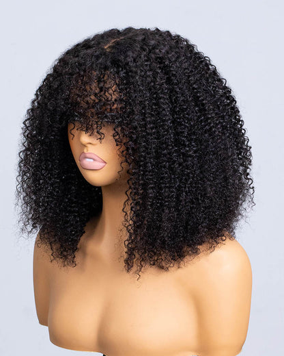 Curly Shake N Go Full Wig with Bangs- CUFB001