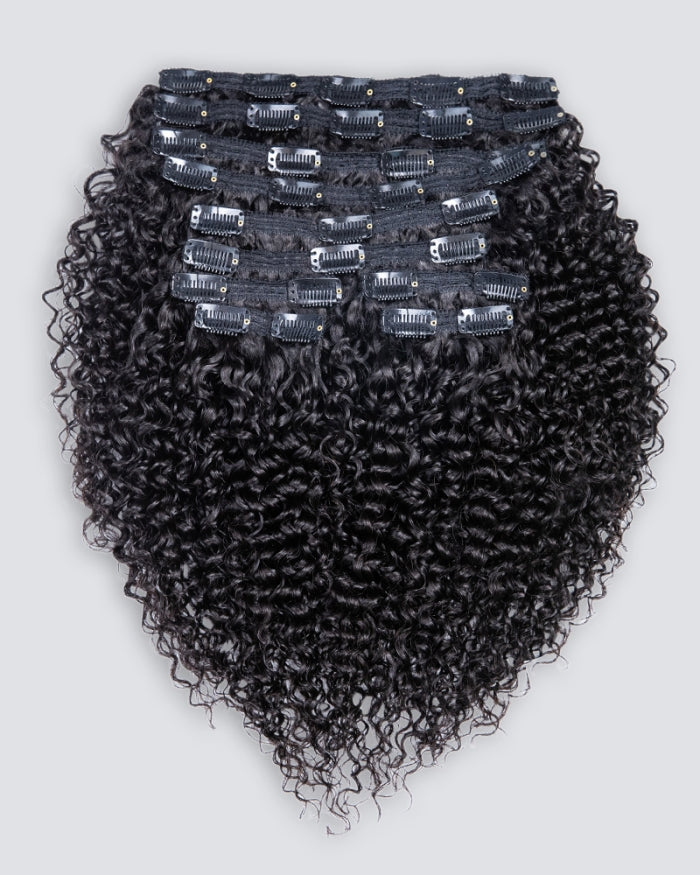 Glam Full Head Set Burmese Curly Clip-in Hair Extensions - BCCI001
