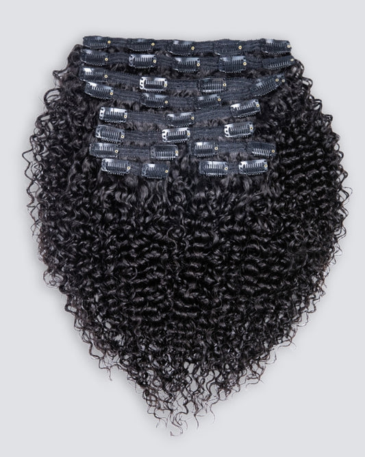 Glam Full Head Set Burmese Curly Clip-in Hair Extensions - BCCI001