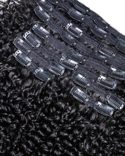 Glam Full Head Set Burmese Curly Clip-in Hair Extensions - BCCI001