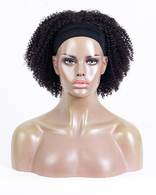 16" Coily Headband Wig Size S - HCF-37