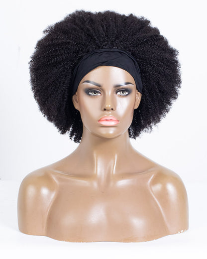 14" Kinky Classic Headband Wig Size M - HCF-47