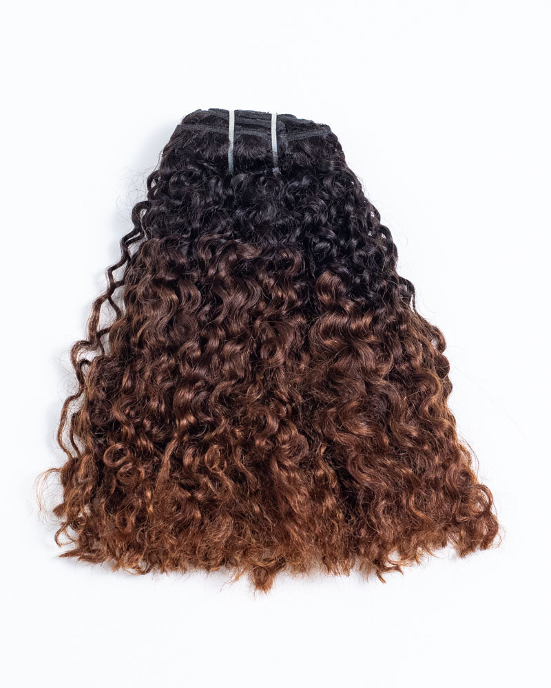 Labor Day Special Offer: 16" Ombre Burmerse Curly Clip In - HCK-120