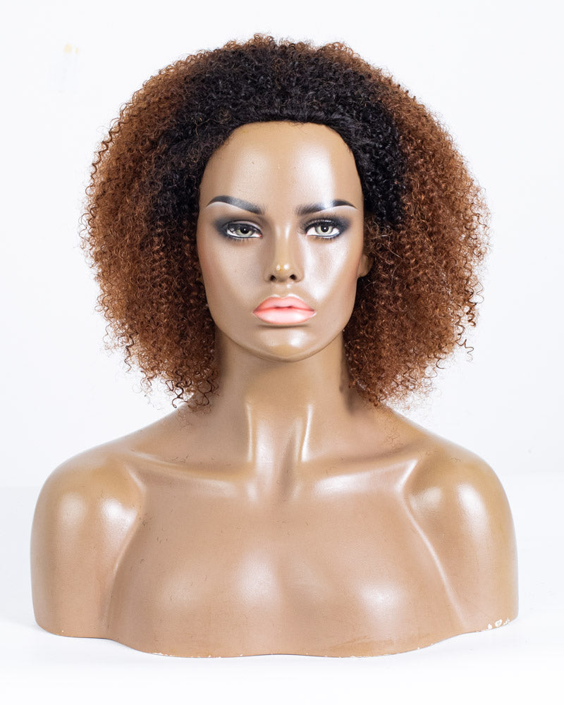 14" Coily 3 in 1 Half Wig - HCT-142
