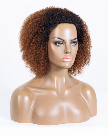 14" Coily 3 in 1 Half Wig - HCT-142