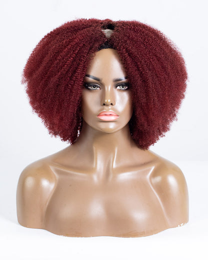 16" Kinky Seamless Thin Part Wig - HCT-191