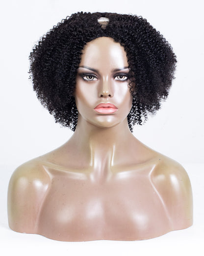 12" Coily Seamless Thin Part Wig - HCT-220