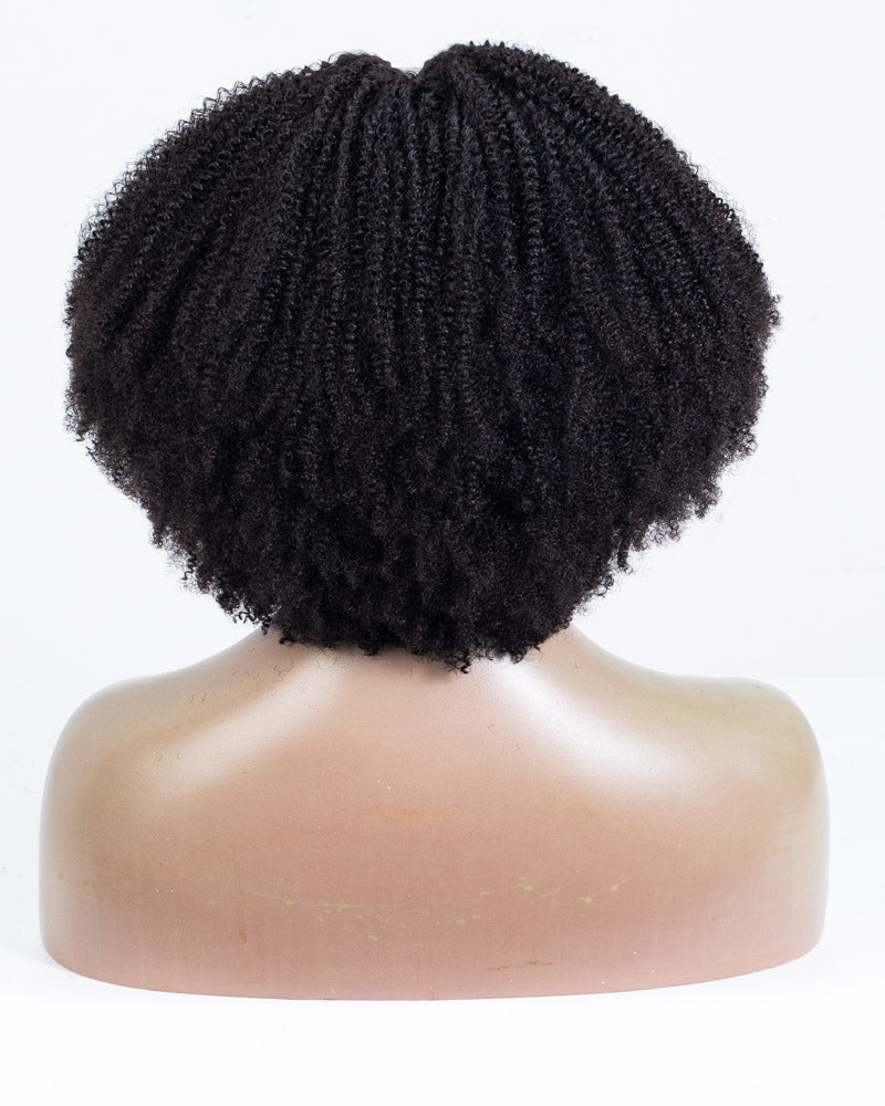 14" Kinky Thinner Parting U-part Wig Size S - HCT-225