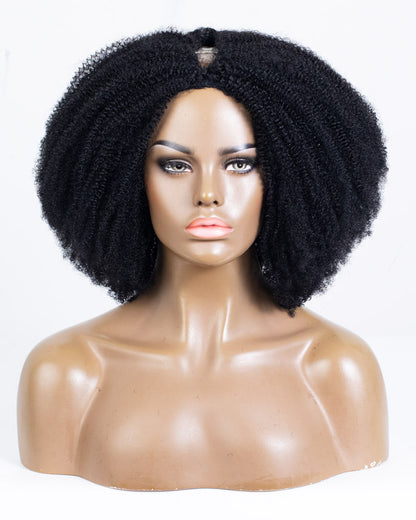 18" Kinky Seamless Thin Part Wig - HCT-230