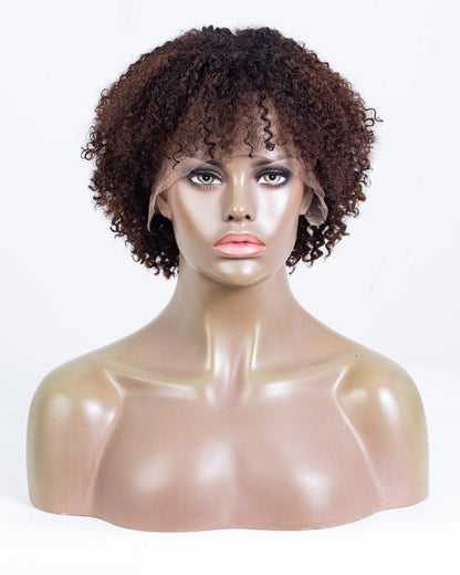 10" Coily Lace Front Wig (13"*6") Size S - HCT-232