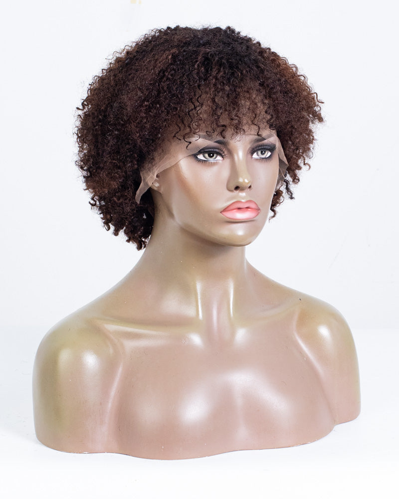 10" Coily Lace Front Wig (13"*6") Size S - HCT-232