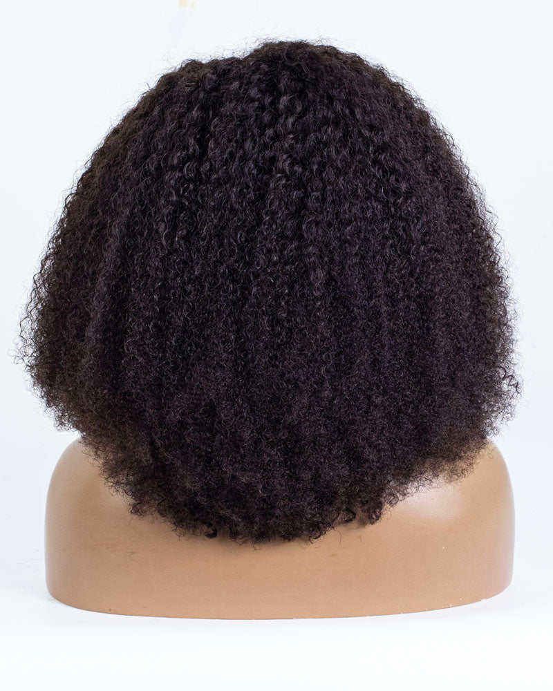 Labor Day Special Offer: 18" Curly Lace Closure Wig (4"*4") Size M-HCT-155