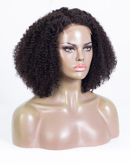 16" Curly Lace Front Wig (4"*4") Size S - HCT-195