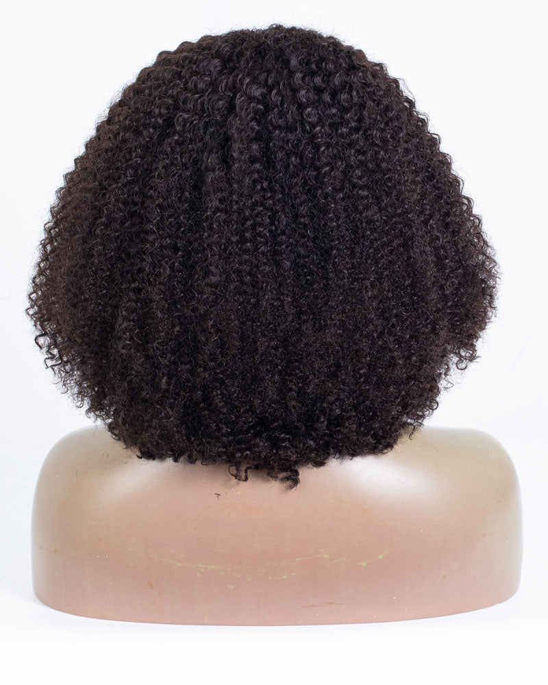 18" Curly Lace Closure Wig (4"*4") Size M-HCT-206