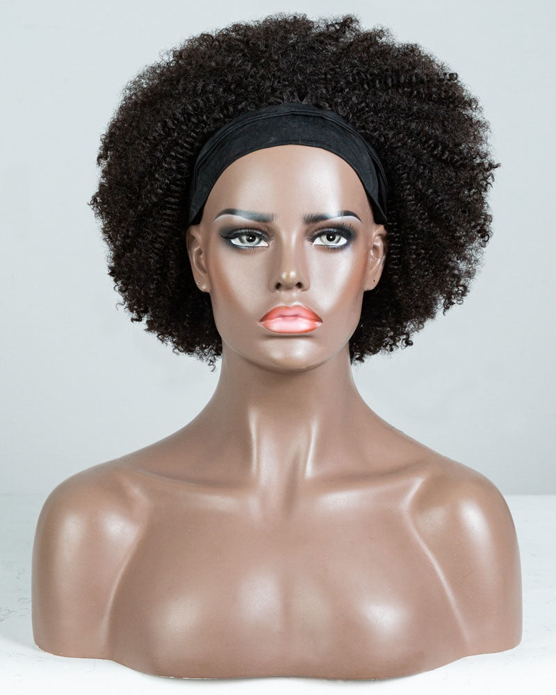 10" Coily Headband Wig Size M - HF-147
