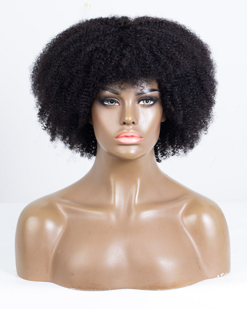 14" Coily Top Lace Wig - HJ-6