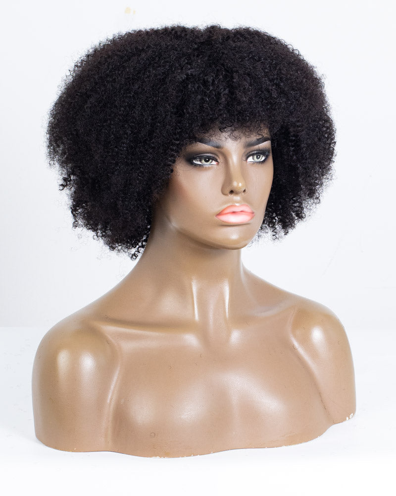 14" Coily Top Lace Wig - HJ-6