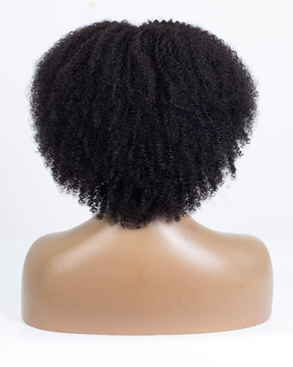 14" Coily Top Lace Wig - HJ-6