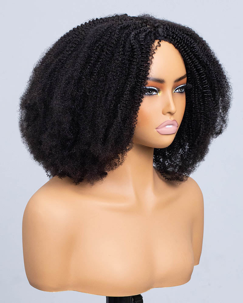 Kinky Seamless Thin Part Wig-KVW001