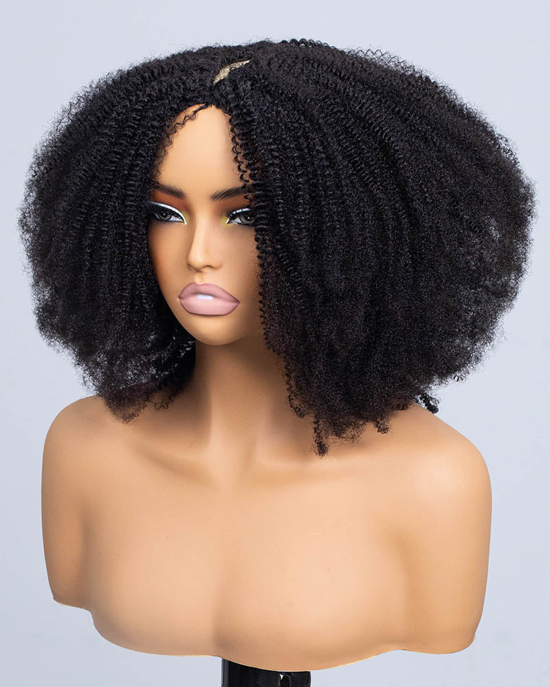 Kinky Seamless Thin Part Wig-KVW001