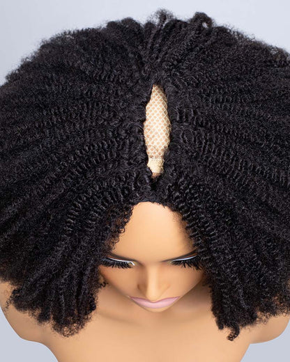 Kinky Seamless Thin Part Wig-KVW001