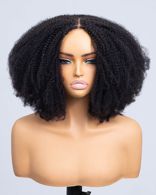 Kinky Shake N Go Full Wig No Bangs-KFNB001