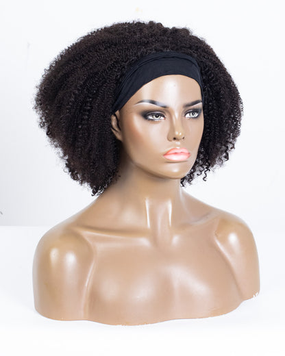 Labor Day Special Offer: 14" Kinky & Curly Classic Headband Wig Size M - OHT-003