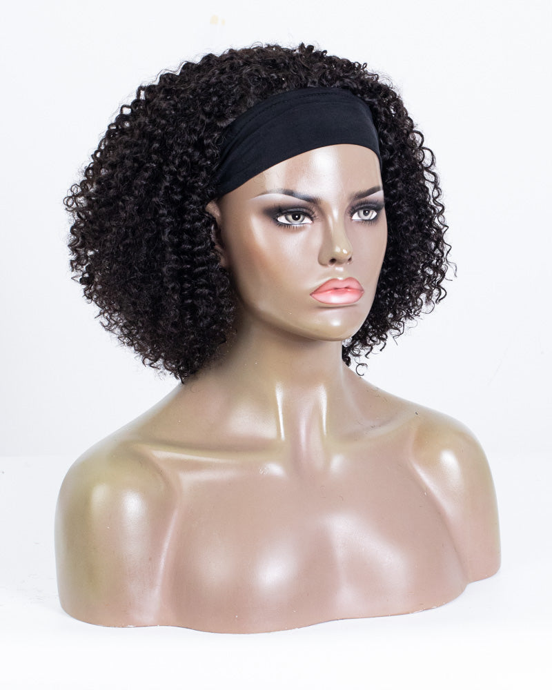Labor Day Special Offer: 14" Curly Classic Headband Wig Size S - OHT-007