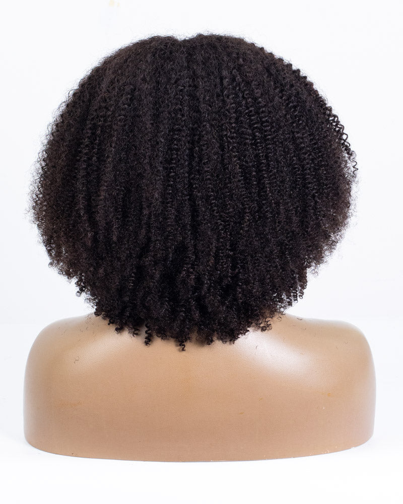 Labor Day Special Offer: 16" Coily Thinner Parting U-part Wig Size S - OHT-008