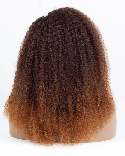 Labor Day Special Offer: 18" Coily Lace Closure Wig (5"*5") Size S - OHT-016