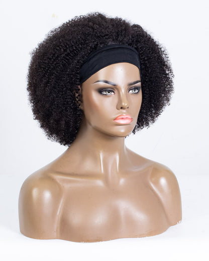 Labor Day Special Offer: 14" Coily Classic Headband Wig Size S - OHT-018