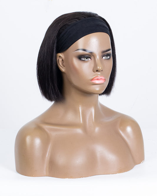 Labor Day Special Offer: 10" Silky Classic Headband Wig Size M - OHT-019