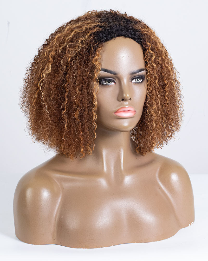 16" Coily 3 in 1 Half Wig - OHT-025