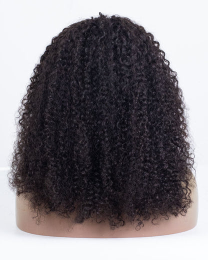 16" Burmese Curly Classic Headband Wig Size S - OHT-034
