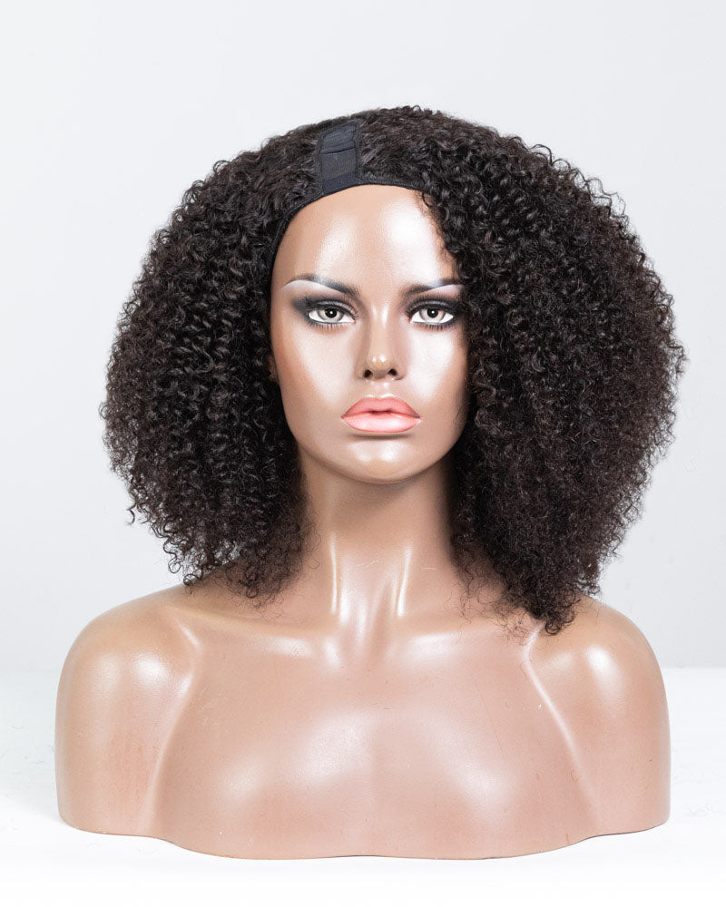 16" Curly U-part Wig Size M - XQC-142