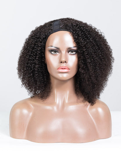 16" Curly U-part Wig Size M - XQC-142