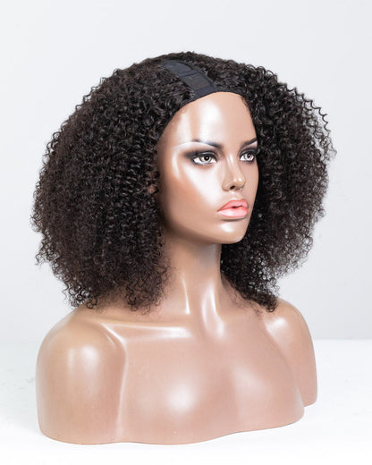 16" Curly U-part Wig Size M - XQC-142