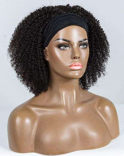 16" Coily Classic Headband Wig Size S - XQC-325