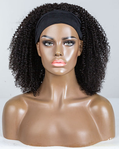 16" Coily & Curly Classic Headband Wig Size M - XQC-352