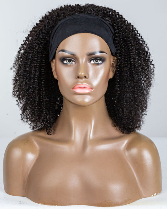 16" Coily & Curly Classic Headband Wig Size M - XQC-352