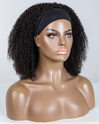 16" Coily & Curly Classic Headband Wig Size M - XQC-352