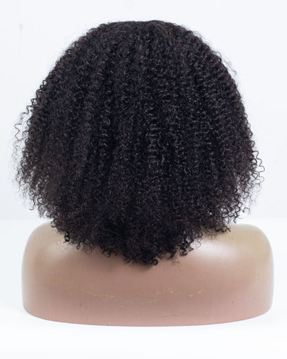 18" Curly BYE BYE Leave-Out™ Thin Part Wig Size S - XQC-389