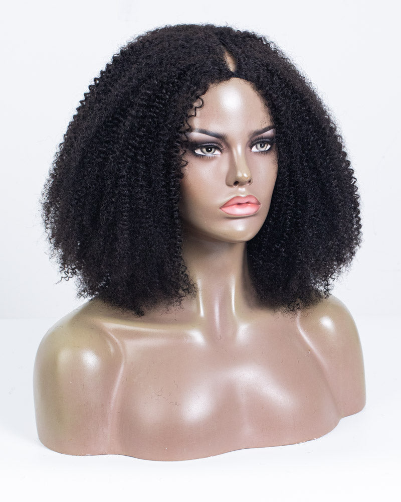 18" Coily BYE BYE Leave-Out™ Thin Part Wig - XQC-392