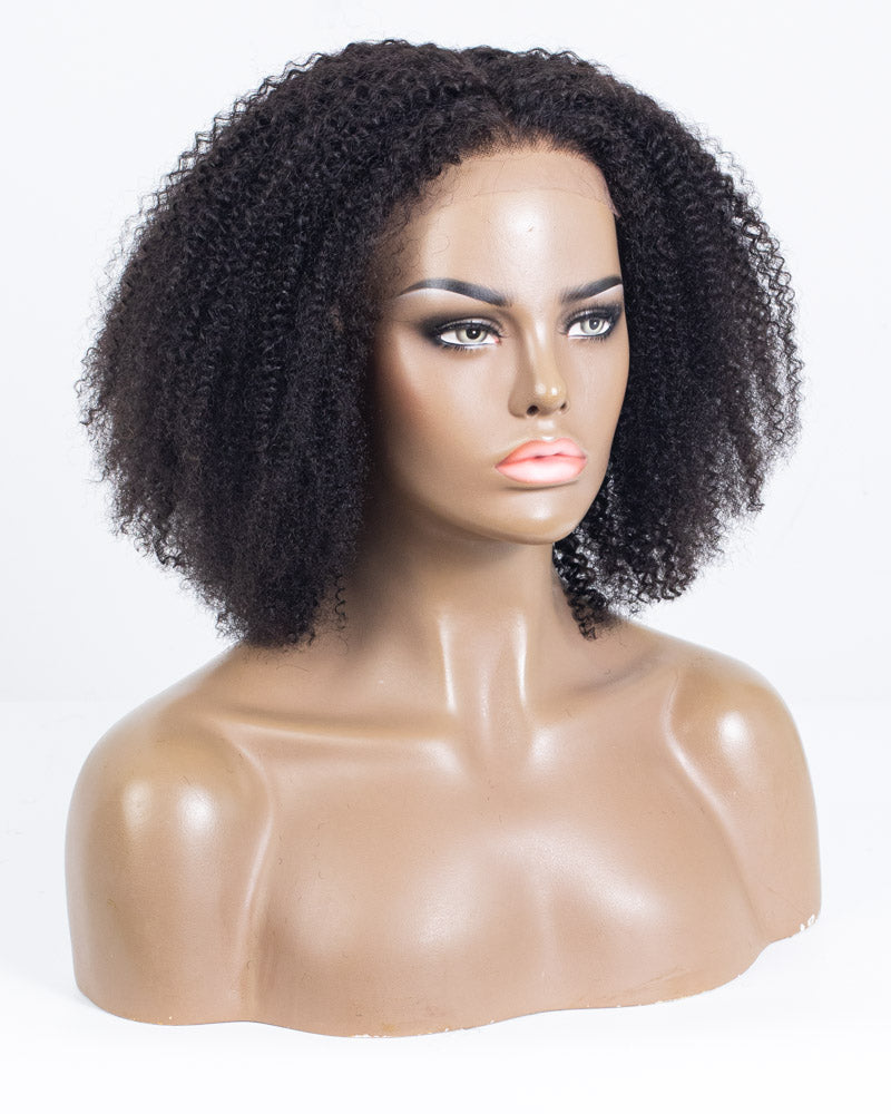 14" Coily Lace Closure Wig (5"*5") Size S-XQC-408